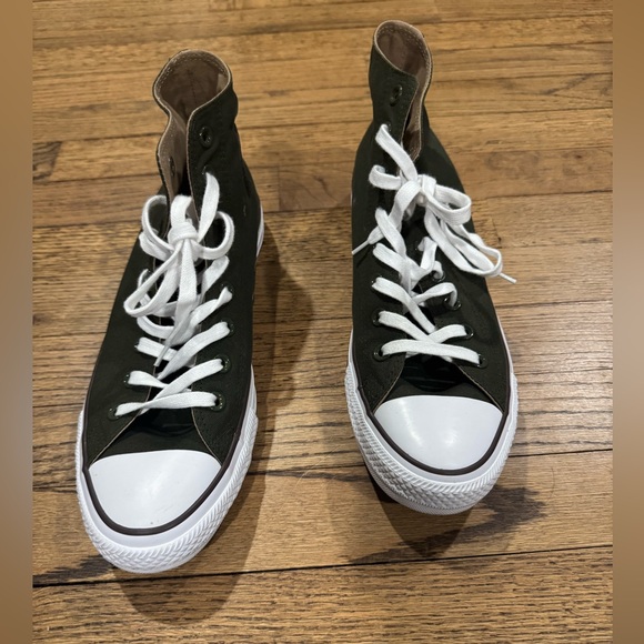 Converse All Star Utility Green/Teak/White Mens 10 Women’s 12 - Picture 7 of 15